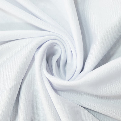 Close-up of soft, white fabric texture in a swirl pattern. #whtbkgd