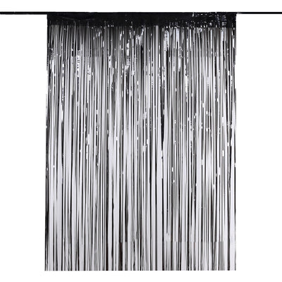 Black fringe curtain for festive decor or photo booth backdrop