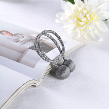Enhance Your Window Décor with Silver Magnetic Curtain Tie Backs