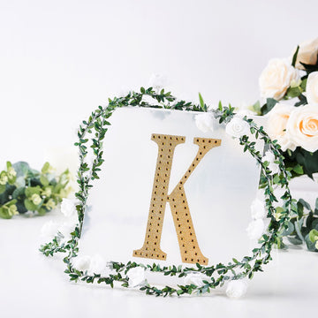 Create a Magical Atmosphere with Gold Decorative Rhinestone Alphabet Stickers