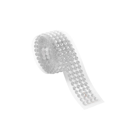 Clear adhesive rhinestone strip roll for crafts and decorations