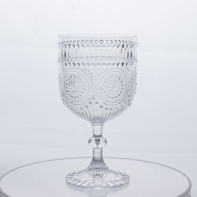 Crystal decorative glass with intricate detailing