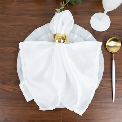 10-Pack Plastic Round Dessert Plates 6inch Pearl White Ruffled Rim with Gold Edging