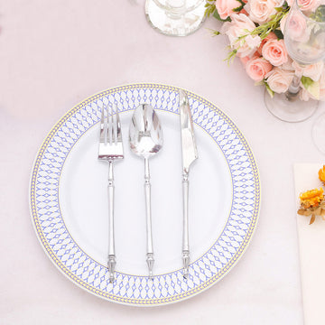 Enhance Your Event's Aesthetic with Elegant White Renaissance Dinner Plates