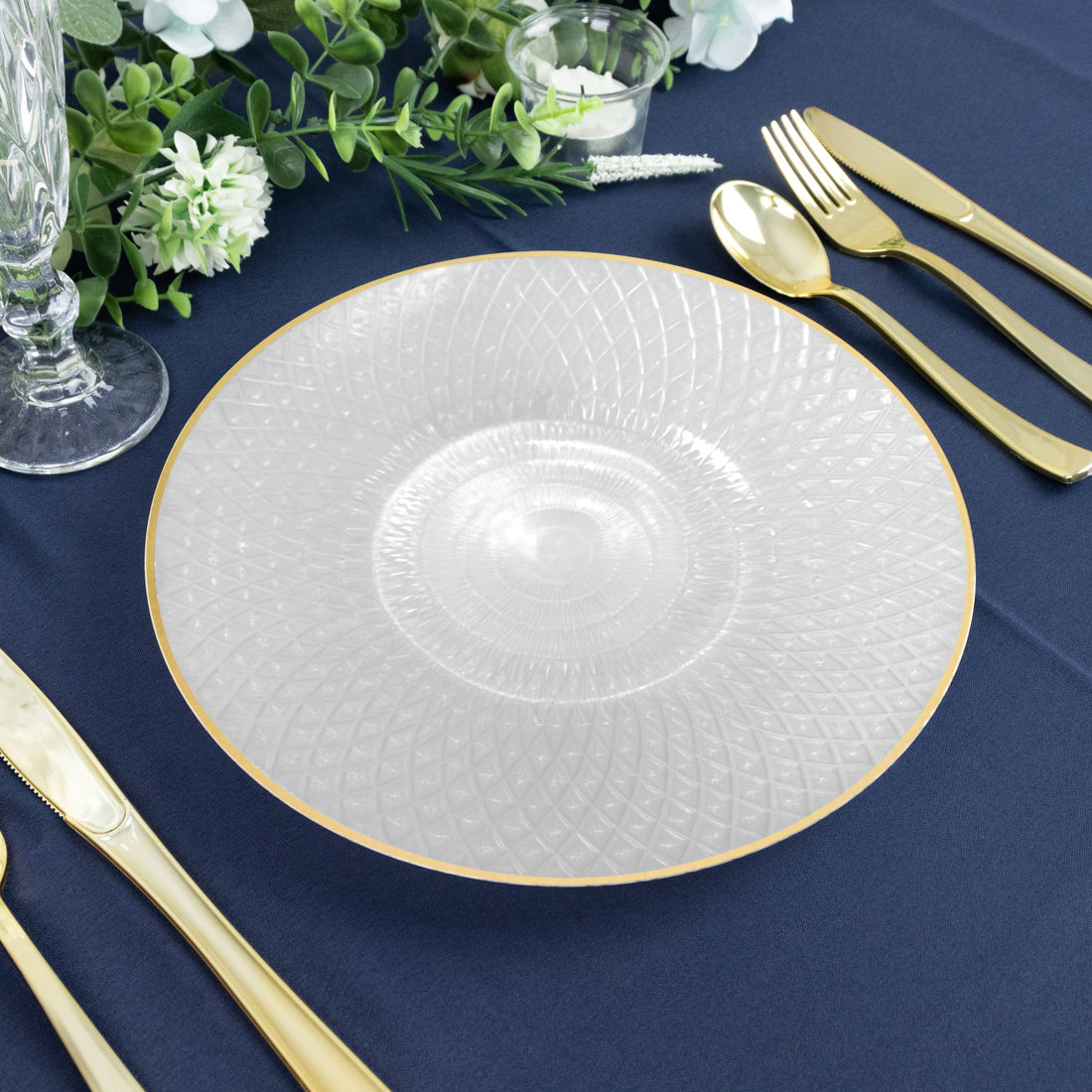 20pk Plastic Dinner Plate 10