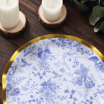 Create Unforgettable Moments with Our Chinoiserie Paper Dinner Plates