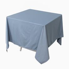 Dusty Blue Premium Scuba Square Tablecloth, Wrinkle Free Polyester Tablecloth 70inch