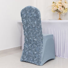 Banquet Chair Beautified By Dusty Blue 3D Stretch