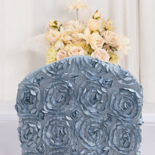 Banquet Chair Beautified By Dusty Blue 3D Stretch