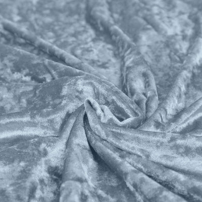 Soft blue velvet fabric with a subtle texture and sheen.
