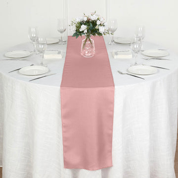 Unleash Your Creativity with the Dusty Rose Polyester Table Runner