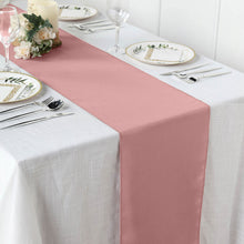 12x108 inches Dusty Rose Polyester Table Runner