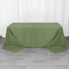 Dusty Sage Green Seamless Premium Polyester Rectangular Tablecloth 220GSM 90"x132"