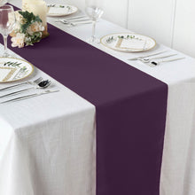 Polyester 12 Inch x 108 Inch Eggplant Table Runner