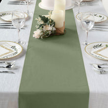 12x108 Inch Table Runner Polyester Eucalyptus Sage Green