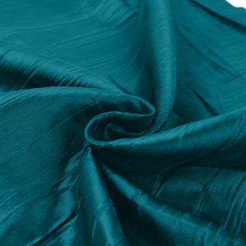 Unleash the Beauty of Peacock Teal Taffeta Fabric