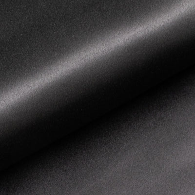 Black satin fabric with a smooth, glossy texture.