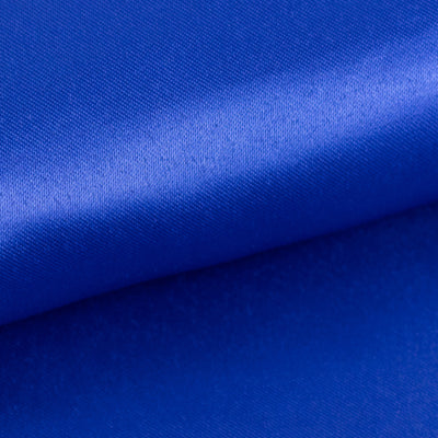 Close-up of vibrant blue fabric texture.