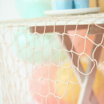 Enhance Your Event Decor with Our Natural Cotton Decorative Fish Net