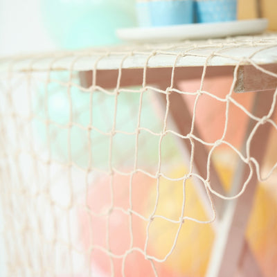 decorative fish netting Cotton Fish Net 5Ftx5Ft Natural