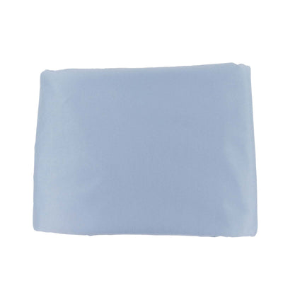 Light blue rectangular pillow on a white background