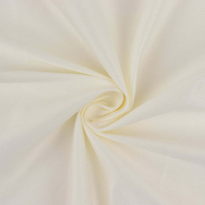 Cream fabric texture with a smooth, swirling pattern.