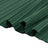 Dark green ribbed fabric swatch with textured frayed edges