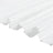 White sheer pleated fabric with soft light rays