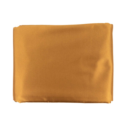 Golden fabric sheet, perfect for crafts and sewing projects.
