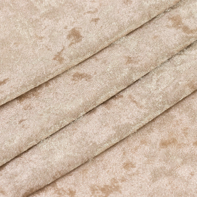 Soft beige fabric with subtle texture and sheen.