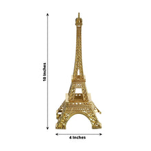 Decorative Gold Metal Eiffel Tower Table Centerpiece Cake Topper 10 Inch