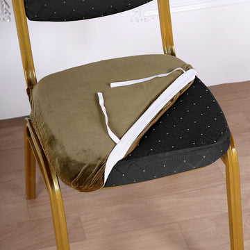 Experience Unmatched Comfort and Style with the Velvet Chair Cushion Protector
