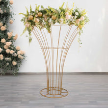 Gold Floor Standing Blossom Metal Tree Flower Frame, Wedding Floral Display Stand - 6.5ft