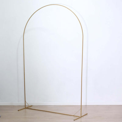 Gold arch backdrop stand for events and photo shoots