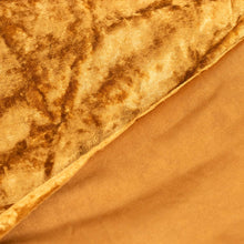 Gold Crushed Velvet Fabric Bolt, DIY Craft Fabric Roll - 65inch x 5 Yards