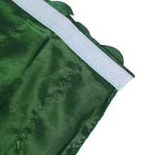 Green 3D Leaf Petal Taffeta Fabric Table Skirt - 14ft
