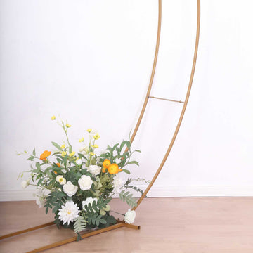 Versatile and Durable Round Wedding Arbor Floral Balloon Frame