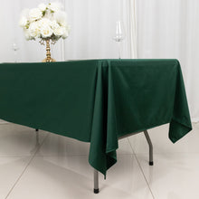 Hunter Emerald Green Premium Scuba Rectangular Tablecloth Wrinkle Free Polyester Seamless Tablecloth
