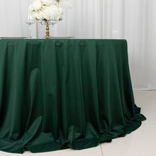 Hunter Emerald Green Premium Scuba Round Tablecloth, Polyester Tablecloth 132inch