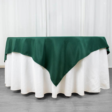 Add Elegance to Your Table with the Hunter Emerald Green Table Overlay