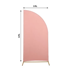 Pink Spandex Banner with the measurements of 3 ft and 6 ft, Arch Covers, Fitted Backdrop Covers