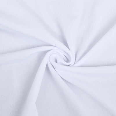 White fabric texture close-up, showcasing soft, smooth material.