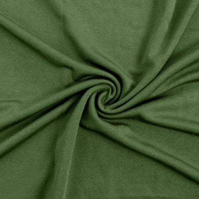 Green fabric texture with a soft, smooth finish.
