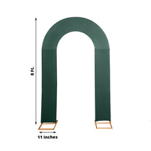 Spandex Hunter Emerald Green U-Shaped Arch Covers