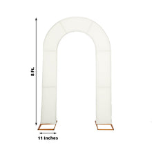 Ivory Spandex U-Shaped Arch Covers