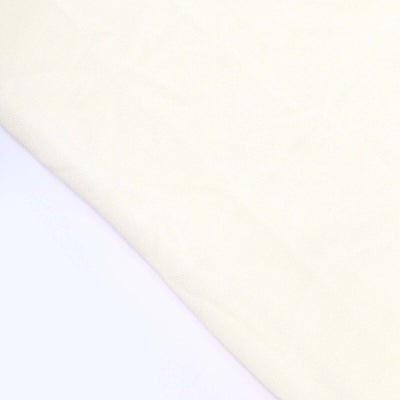 Textured cream fabric on a white background