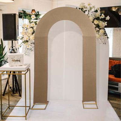 Decorative arch with floral accents for events and celebrations.