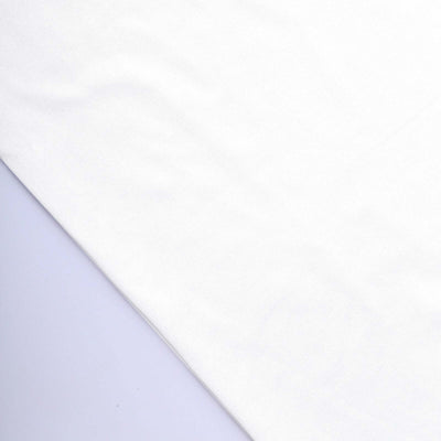 White fabric texture on a plain background.
