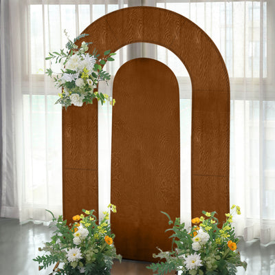 Decorative arch backdrop with flowers for events and photography