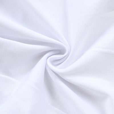 Close-up of soft, white fabric texture.